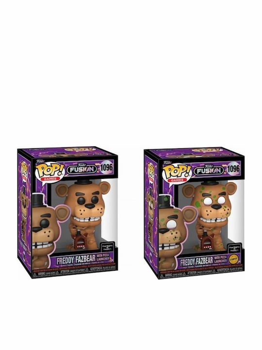 Funko Поп! Фюжън - Фреди Фазбеар с Пица Лаунчър 1096 Пакет от 2