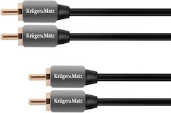 2 Rca Zu 2 Rca Kabel 3 m