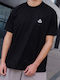Short Sleeve Black Blouse