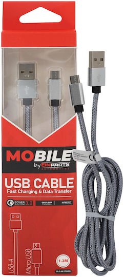 Einparts Usb-a To Micro Usb Cable 12m 24a Qc 3.0 Reinforced Braiding