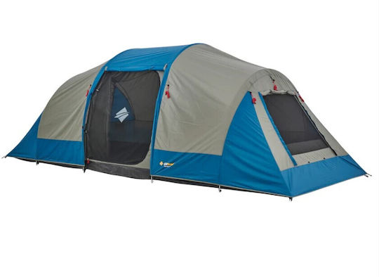 OZtrail Tasman Dome 10P Cort De Camping De Vară Tip Tunel Cu Dublu Material Pentru 10 Persoane 565x240x195cm