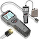Tester Auto Pentru Verificarea Calității Lichidului de Frână Compatibil Dot 3 4 5.1 Ecran Lcd Alimentat cu Baterie 15.6 X 5.5 X 2.4 Cm Gri