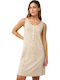Vamp Summer Women's Nightgown Beige Taupe