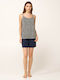 Vamp Summer Babydoll Blue Blazer