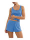 Triumph Summer Cotton Women's Pyjama Shorts Royal Blue Mix & Match