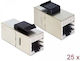 DeLock Keystone Module Rj45 RJ45 Cat.6 25τμχ 86626