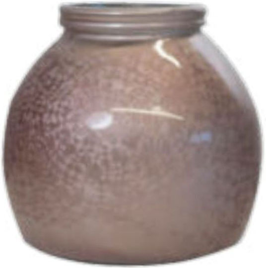 Vidrios San Miguel Decorative Glass Vase Montana Ecru