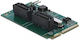 DeLock Мини Pcie Конвертор Черен 95264
