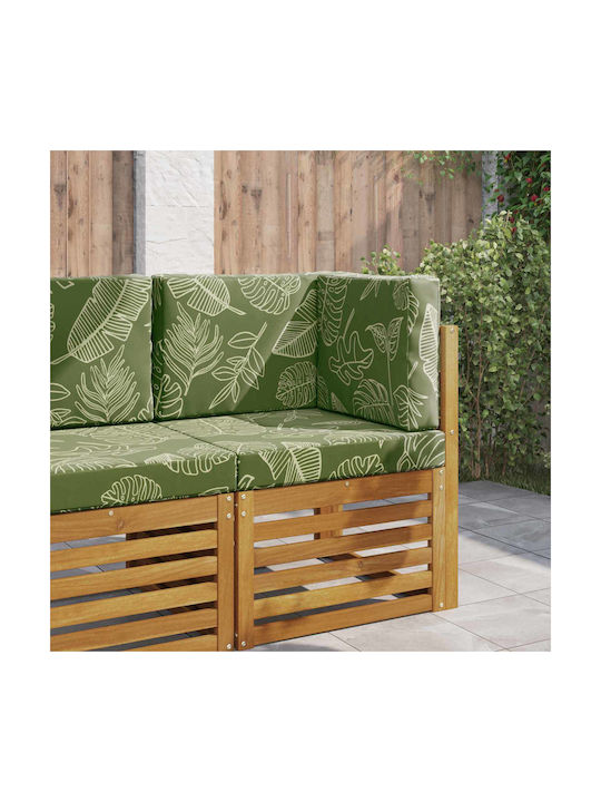 vidaXL Garden Chair Cushion with Backrest Green...