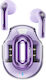 XO X43 Earbud Bluetooth Handsfree Ακουστικά με Αντοχή στον Ιδρώτα και Θήκη Φόρτισης Μωβ