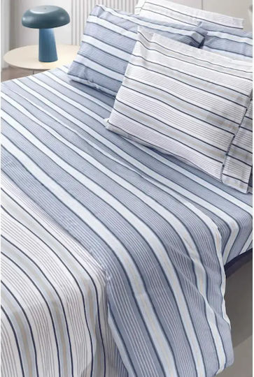 Guy Laroche Pinstripe Σετ Σεντόνια Ημίδιπλα 180x265εκ. 3 (3τμχ)