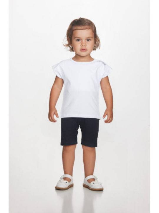 Joyce Kids Short-Sleeved White Shirt