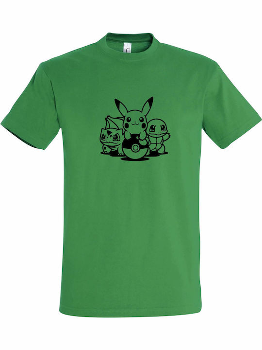 kirikoko Kids Top Green Pokemon Fanart Design