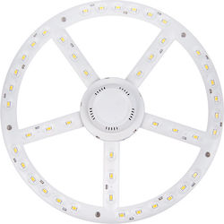 Κυκλική Πλακέτα Led Smd Φ270 22w 230v 4000k