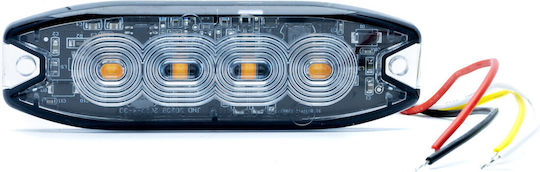 Einparts Led Warning Light 12w Tractors Ece R65 R10 High Brightness