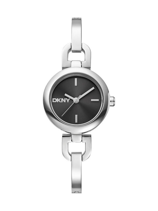 DKNY Womens Watch Battery with Silver Metal Bracelet
