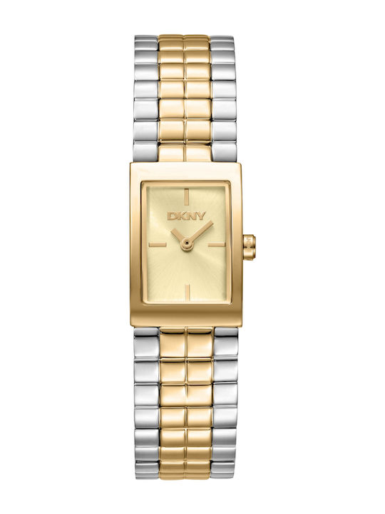 DKNY Ceas De Damă 25.5mm Cu Baterie Cu Brățară Metalică Argintie