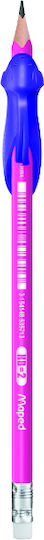 Maped Pencils Hb Guide & Eraser 853503 Various Colours