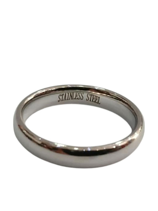 Kalliopi Silver Γυναικείο Δαχτυλίδι Βεράκι από Ατσάλι
