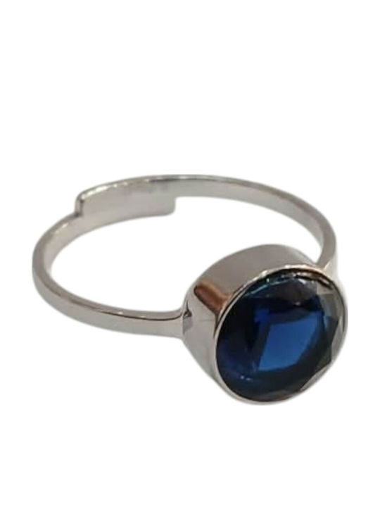 Kalliopi Silver Damentlicher Ring mit Steinen aus Stahl