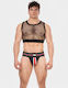 Barcode Berlin Sexy Herren Top Schwarz