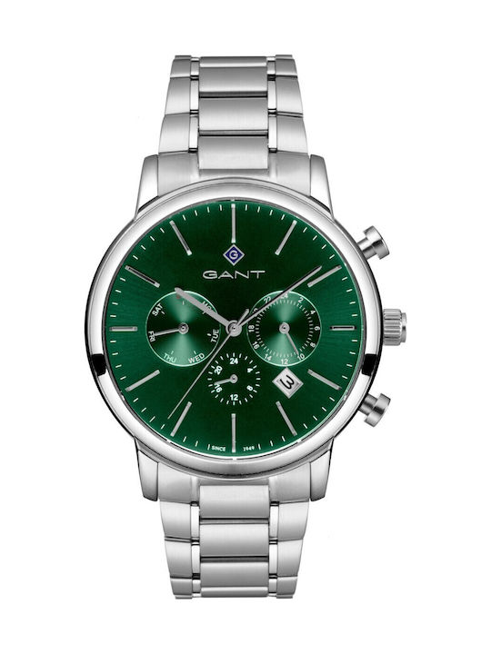 Gant Cleveland Men's Battery Watch with Silver Metal Bracelet