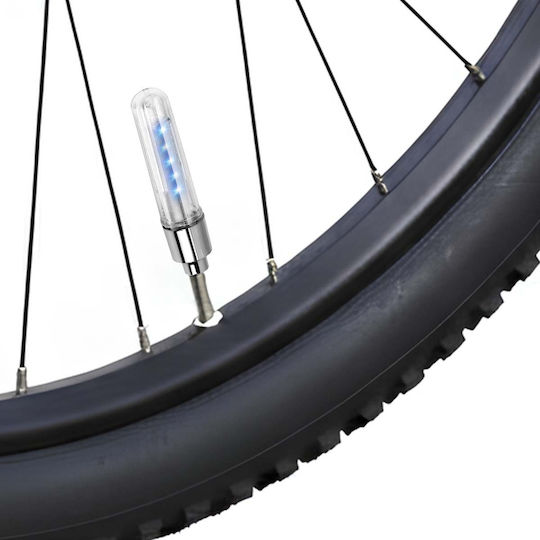 Avizar 5 Led Monocolor Valve Light Bicycle Motorcycle Car Silver