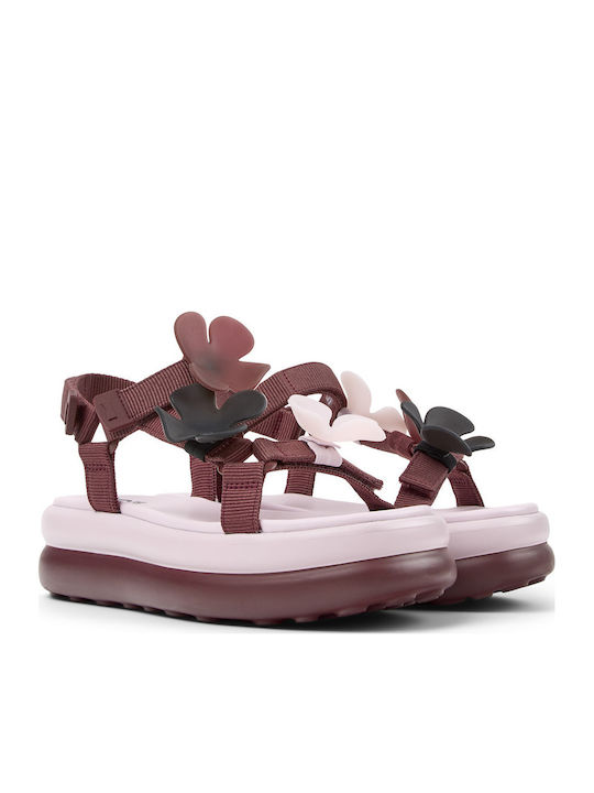Pelotas Flota Leather Women's Sandals Burgundy