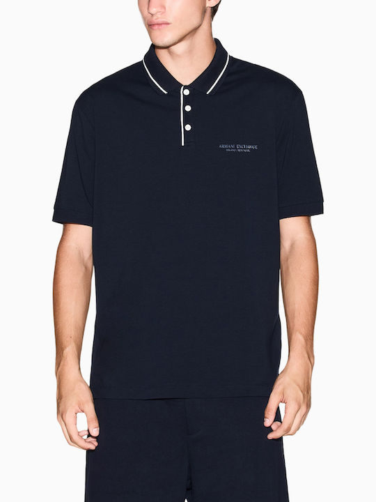 Polo Short Sleeve Blue Blouse