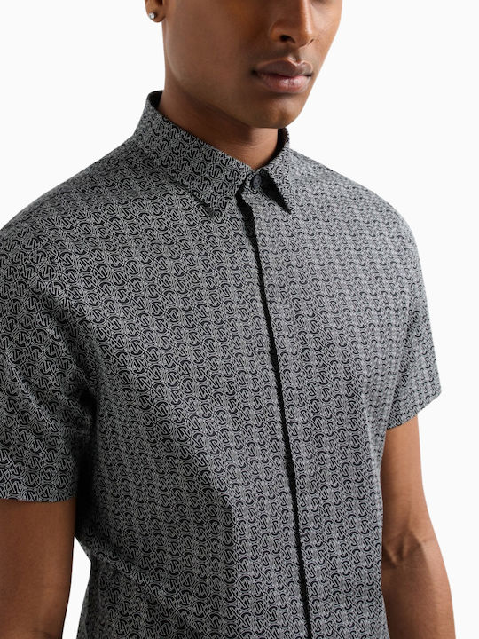 Armani Exchange Мъжка Риза Черна Armani Exchange Мъжка Риза Черна