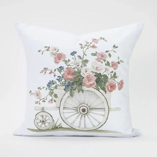 Borea Sofa Cushion 16 From 100% Cotton White 45x45cm