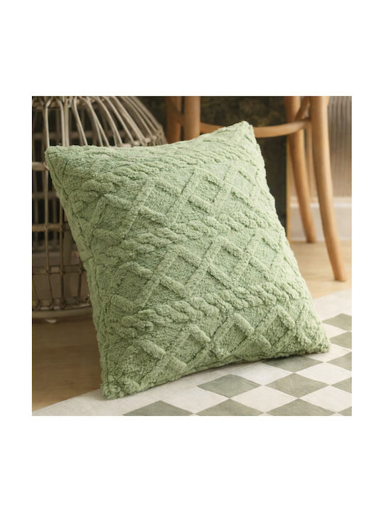 Dream House Μαξιλάρι Καναπέ Boho Green 42x42εκ.