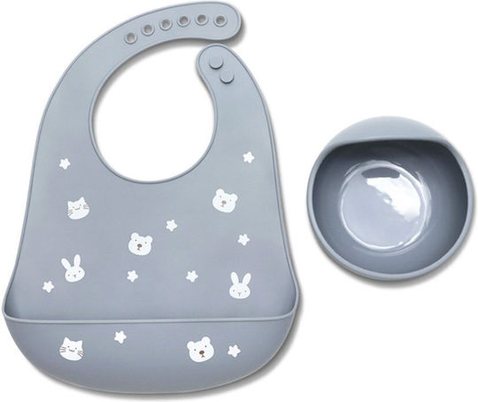 Lorelli Lorelli Baby- und Kinder-Essgeschirr aus Beige Silikon 2 Stück Für 6+ Monate