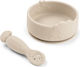 Done by Deer Silicone Feeding Set with Anti-Slip Base Beige 3pcs