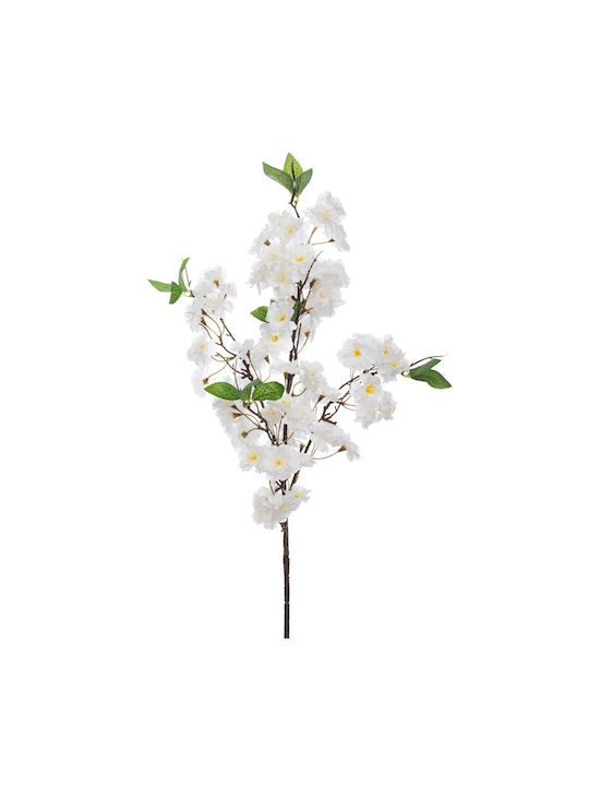 Artificial Decorative Cherry Branch White Iliadis