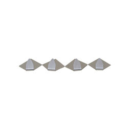 DSY1037 Закачалки Inox Сиви 4 Бройки