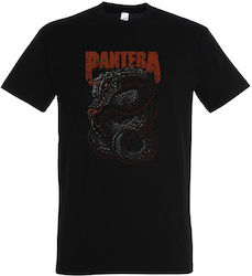 Herren Bedruckte Blusen Schwarz Design Pantera Dp6808