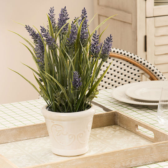 Künstliche Topfpflanze Φ22x35 A-s Lavendel 214054 Kunststoff Künstliche Topfpflanze Φ22x35 A-s Lavendel 214054 Kunststoff