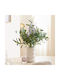 Artificial Flower Bouquet Vase Φ34.8x66 A-s Uda 214056 Ceramic