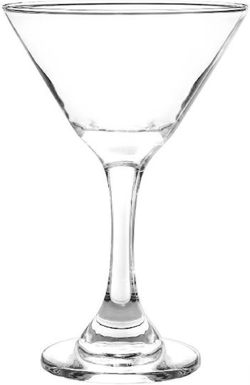 Cristar Martini Set Cocktail/Drinking Glasses Glass 274ml 24 Pieces