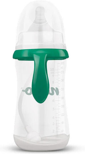 Neno Biberoane Bebelusi Din Plastic Anti-Colici Cu Tetina Din Silicon Pentru 6+ Luni 240ml