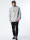 Sweatshirt Mit Kapuze Grau Melange H0062GM
