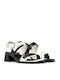 Damen Sandalen Mehrfarbig Leder