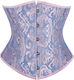 Corset Renascentist Satin Decorativ Cu Dantelă Gothic Pentru Femei Violet S