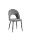 Fl2315 Dining Chair With Dark Gray Fabric Upholstery 57x49x84cm