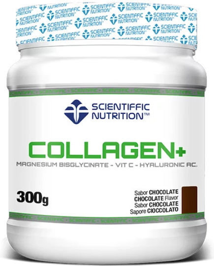 Scientiffic Nutrition Scientiffic Nutrition Kollagen mit Vitamin C und Hyaluronsäure 300g Schokolade