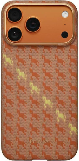 Pitaka Back Cover Kunststoff 1.42mm Gelb (iPhone 17 Pro)