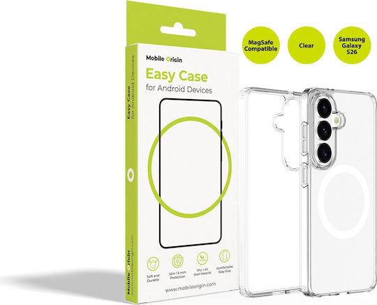 Mobile Origin Задна Корица Пластмаса / Силикон 1.5мм Прозрачен Galaxy S26