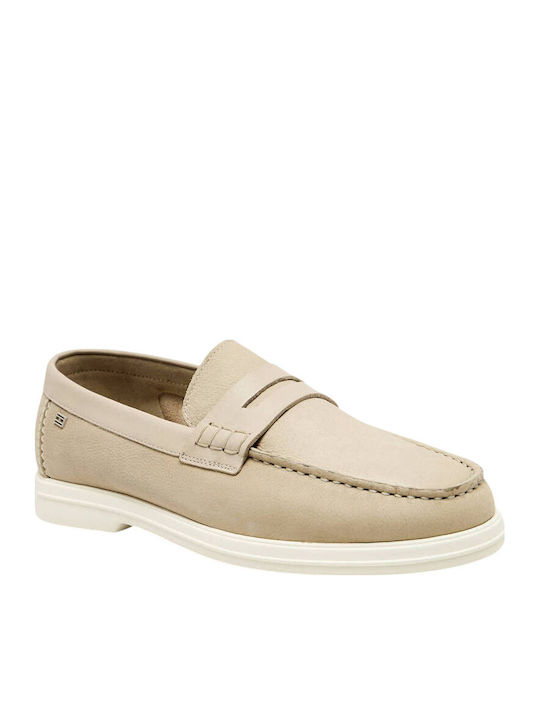 Tommy Hilfiger Дамски Мокасини От Кожа В Бежов ...