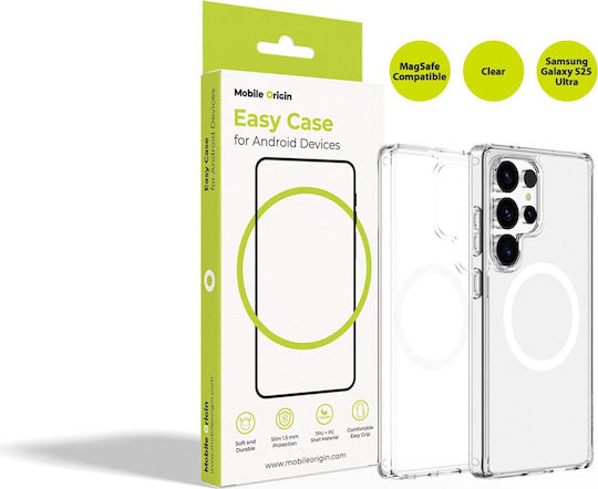Mobile Origin Back Cover Πλαστικό / Σιλικόνης 1.5mm Διάφανο (Galaxy S25 Ultra)